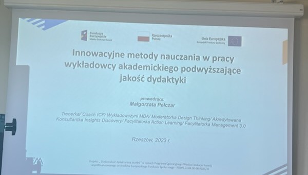 Szkolenie Innowacyjne metody nauczania w pracy wykładowcy akademickiego